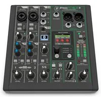 MACKIE Mackie Mischpult ProFX6v3+ 6-kanaliger Analogmixer Digitales Aufnahmegerät (6-kanaliger Analogmixer mit Bluetooth)