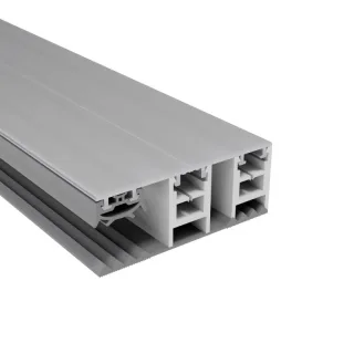 Mendiger Rand Schraubprofil Aluminium | Breite 70 mm | Pressblank