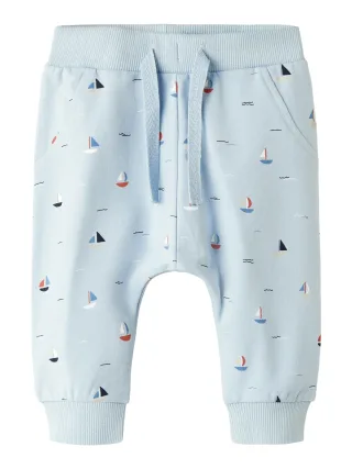 NAME IT - NBMFRIS LIGHT SWEAT PANT BOX UNB celestial blue - Gr. - 74