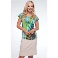 Passioni Strickrock tailliert in beige