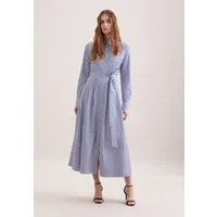 seidensticker Sommerkleid 1/1 Kragen Gestreift