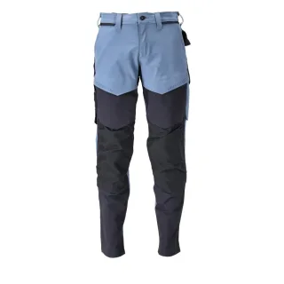 MASCOT Herren Hose mit Knietaschen CUSTOMIZED Steinblau / Schwarzblau 52 - 22379-311-85010-90C52