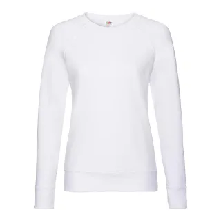 Fruit of the Loom - Pullover für Damen Raglanärmel (Weiß)
