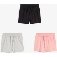 bonprix Shorts (Packung, 3er) 3er Pack, Regular Fit, aus Baumwolle, verschiedene Größen erhältlich