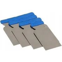 TRIZERATOP Malerspachtel Japanspachtelsatz - 4-teilig 50, 80, 100, 120 mm, Flächenspachtel (Japanisches Spachtelset aus Edelstahl, 4-teilig (50–120 mm), 4-St., Japanisches Spachtelset aus Edelstahl, 4-teilig (50–120 mm) Spachteln