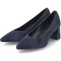 Kaerlek Kaerlek K131 Blu Damen Rauleder blue Keilpumps