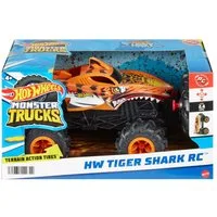 Mattel® Spielzeug-Monstertruck Hot Wheels RC Monster Truck Tiger Shark 1:24