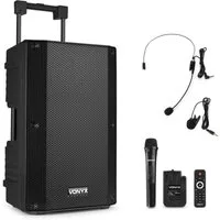 Vonyx Vonyx VSA500-BP 12" Tragbares Akku Lautsprecher System Einbaulautsprecher