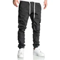 REPUBLIX Chinohose RICK Herren Basic Jogger Hose Chino mit Kontrast