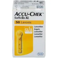 Roche Lanzetten XL ACCU-CHEK Softclix Lanzetten XL, 21,00G, 50 St., Spar-Set, sanfte Blutzuckerkontrolle, Geringes Schmerzempfinden, Hautschonend