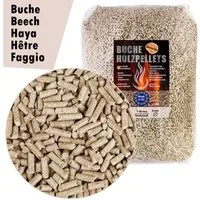 Flameup Holzpellets Buche Eiche Pellets 15 kg 30 kg Grill Smoker Pizzaofen Rauch BBQ Holz, 15 kg