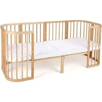 Waldin Babybett Erweiterung auf 174cm für 7in1 Babybett, KEIN BETT, Natur