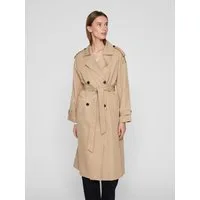 Vila Trenchcoat VIADDISON L/S LONG TRENCHCOAT - NOOS