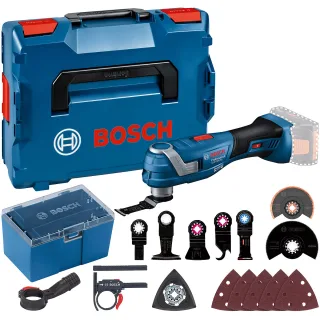 Bosch Akku-Multi-Cutter GOP 18V-34, Starlock Tauchsägeblätter+diverses Zubehör, L-BOXX - 06018G2002