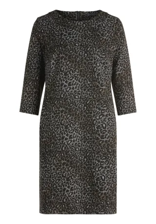 Betty Barclay - Jerseykleid schwarz/beige - Gr. - 36