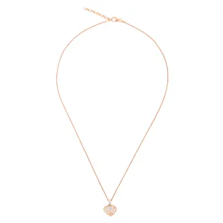 Orphelia 'Anni' Damen-Kette mit Anhänger aus 925er Sterlingsilber – Silber/Roségold zh-7368 RG