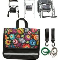 Seniori Aufbewahrungstasche multifunktionale Tasche für Rollstühle UNTER DEM SITZ Rollstuhltasche, 6U - Folklore