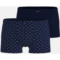 GÖTZBURG Retro Pants Edingburgh (2er Pack) gemustert, basic, kurz, atmungsaktiv, Baumwollmix