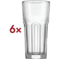 Ritzenhoff & Breker Longdrinkglas RIAD, 6-tlg., Glas, 280 ml, Trinkglas, spülmaschinengeeignet und hitzebeständig