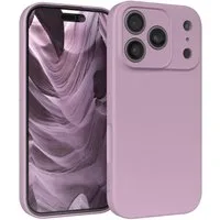 EAZY CASE Handyhülle für Apple iPhone 17 Pro Hülle Silikon 6,3 Zoll, Hülle mit Kameraschutz Handycase Soft Smart Slimcover Lila / Flieder
