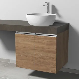 Sanipa Waschtischunterbau mit Türen 2morrow (L2361) 510x600x520 Eiche-Kansas, L236159 L236159