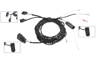 Original Kufatec Kabelbaum Kabel Adapter Sitzheizung Rücksitzbank Hinten für Audi A6 4A C8 / A7 4K