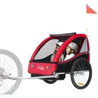TIGGO Fahrradkinderanhänger Tiggo VS Kinderanhänger Fahrradanhänger für 1 oder 2 Kinder