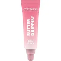Catrice Lippenbalsam Butter Drippin' Glossy Lip Balm, 3-tlg., Dezenter Farbakzent, geschmeidig, hochglänzend, spendet Feuchtigkeit.