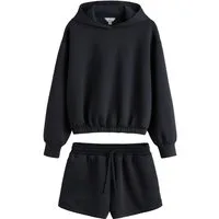 The Set Freizeitanzug The Set Scuba-Hoodie und Shorts im Set, 2er-Pack (2-tlg)