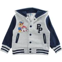 PAW PATROL Sweatjacke Kapuzenjacke für Jungen College-Jacke mit Knöpfen
