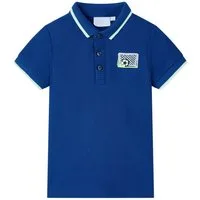 vidaXL Poloshirt Kinder-Poloshirt Dunkelblau 128