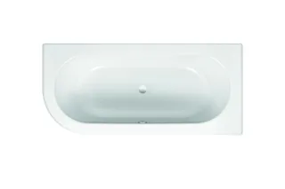 Bette Rechteck-Badewanne Starlet V 6680, 165x75x42 cm snow 1 Griffbohrung, 6680-4401GR 6680-4401GR