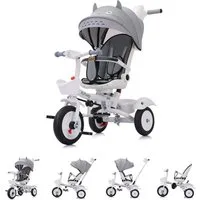 Chipolino Dreirad Tricycle Futuro 2 in 1 faltbar, Becherhalter, Musik, Licht, Gummiräder