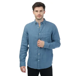 Gant - Hemd für Herren, Stückgefärbt, Langärmlig (Blau)