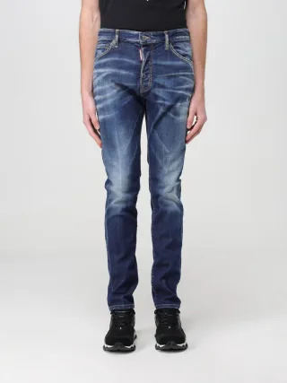 Skater Cool Guy Verwaschene Jeans