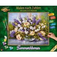 Schipper Malen nach Zahlen Meisterklasse Premium - Sommerblumen, Made in Germany