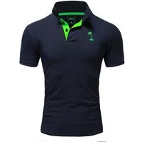 behype Poloshirt CAROY mit kontrastfarbener Stickerei