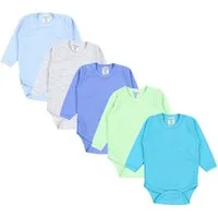 TupTam Langarmbody TupTam Jungen Baby Body Langarm Unifarben 5er Pack
