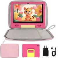 BUFO 10 Zoll 3GB RAM, 128GB, 1280x800 HD Display, Wi-FI 6, 5000mAh, Kinder Tablet (10", 128 GB, Android 15, 5G WiFi, Kinder-Tablet mit Elternkontrolle, langlebiger Case, HD 1280x800)