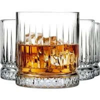 Pasabahce Gläser-Set Elysia Whiskeyglas, 6-tlg., Glas, 12er Set, 210ml, ideal für Whisky, Bourbon oder Cocktails