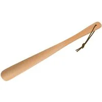 Gravidus Schuhlöffel Schuhlöffel Schuhanzieher aus Holz mit Lederband 37 cm