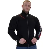 BRACHIAL THE LIFESTYLE COMPANY Trainingsjacke Brachial Zip-Sweater "Gym" schwarz/rot