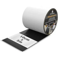 Hanse Syntec Systems Dichtband Butylband EPDM selbstklebend 10cm x 5m – DIY Dach & Rinne gewebeverstärkt, EPDM Gummi Oberlage, flexibel, robust