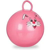 relaxdays Hüpfball 2 x Hüpfball Kinder pink