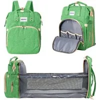 Barmøya Wickelrucksack 2 in 1, Isolierte Flaschenhalter, Laptopfach