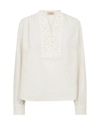 MOS MOSH - MMEvanda ls Blouse ecru - Gr. - M