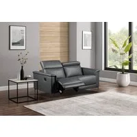OTTO home 2-Sitzer LUND Lederoptik, 160 cm, mit Relaxfunktion und Kopfteilverstellung, manuell od. elektrisch (m.USB-C), Federkern
