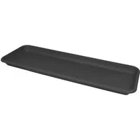 Heimwerkercenter Balkonkasten MePla XXL Untersetzer Balkonkasten L 57cm, B 20cm, Anthrazit, Kunstoff