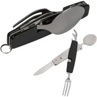 Easy Gifts Besteck-Set Zusammensteckbares Campingbesteck / Reisebesteck