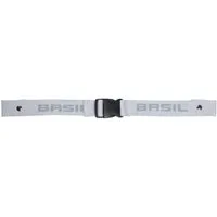 Basil Fahrradkorb Basil Gepäckgurt Class Reflex grau - abnehmbar reflektierend passend f
